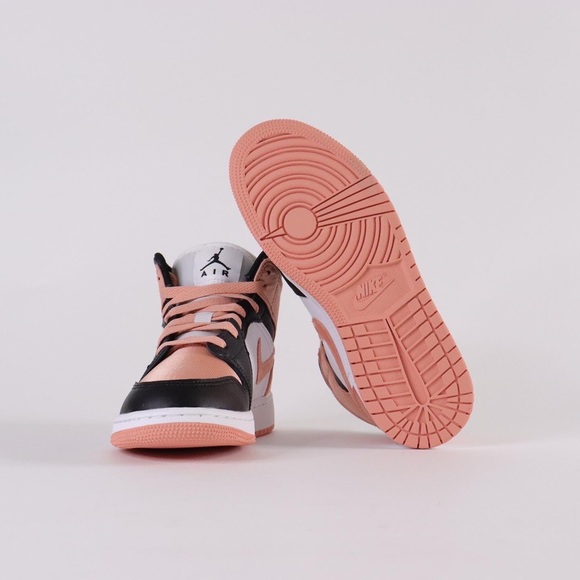 Nike Air Jordan 1 Mid Light Madder GS - Picture 6 of 7